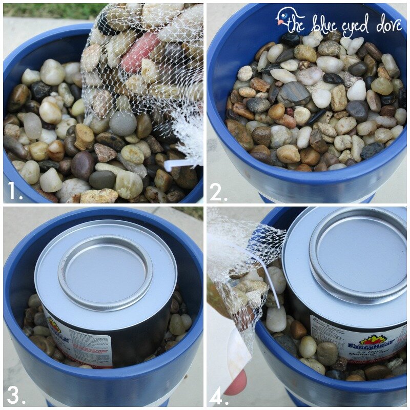 Make Your Own Small Fire Pit | The Blue Eyed Dove