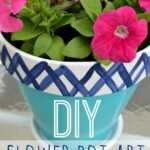 Easy DIY Flower Pot Art