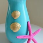 Easy DIY Sea Shell Vase