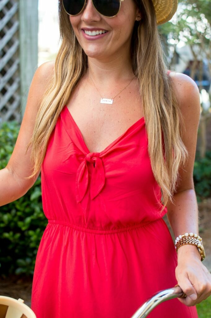 Red Summer Dress | The Blue Eyed Dove