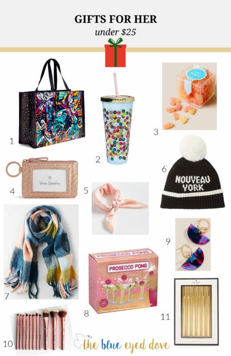 Gifts for Her Under $25 | theblueeyeddove.com