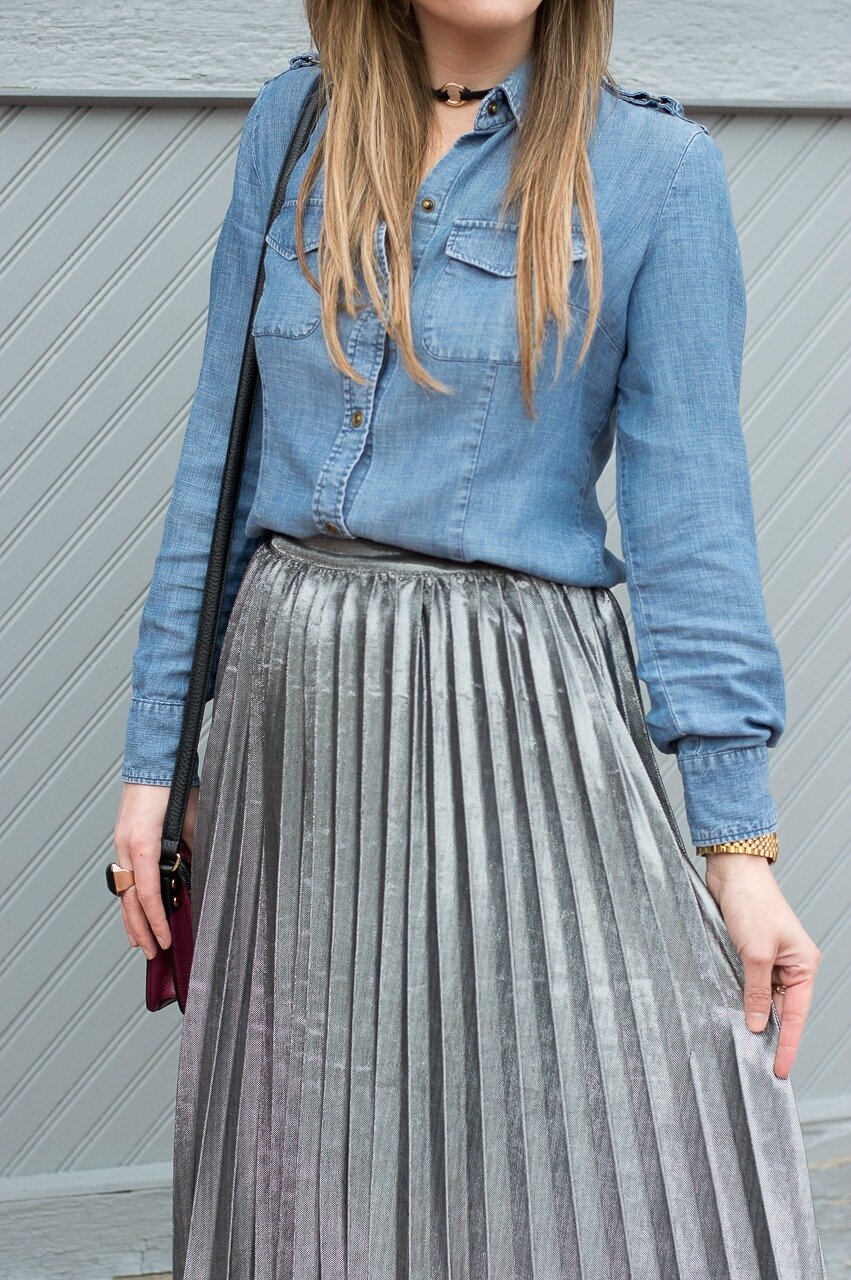 The Blue Eyed Dove - How-To Wear a Pleated Skirt - The Blue Eyed Dove